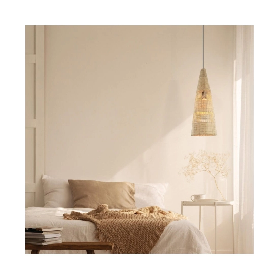 20154 BAMBOO PENDANT LIGHT 1XE27 MAX 40W NATURAL BAMBOO Zambelis Lights