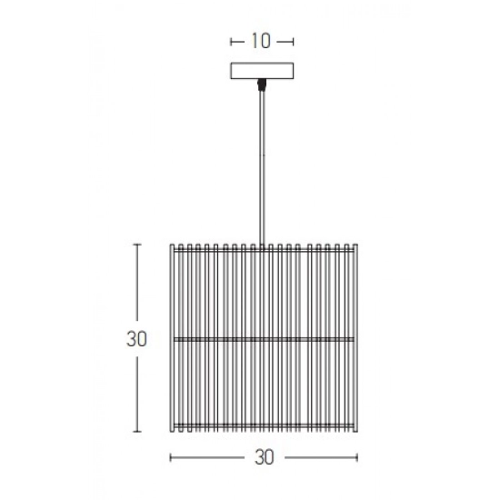 20234 PENDANT LAMP E27 MAX 40W RATTAN NATRUAL SHADE - NATURAL ELEMENTS LIGHTS Zambelis Lights