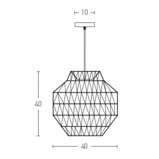 20236 PENDANT LAMP E27 MAX 40W PAPER ROPE BROWN NATURAL ELEMENTS LIGHTSZambelis Lights
