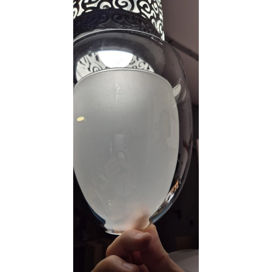 Klosz do Lampy RONDA 9120 chrom ALFA zarysowany chrom