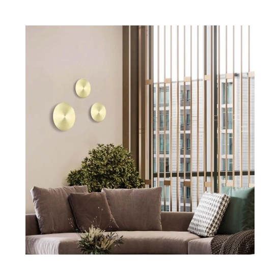 20349 SCONE LED 3000K 6W BRUSHED BRASS Zambelis Lights