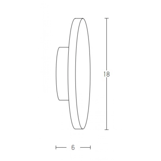 20349 SCONE LED 3000K 6W BRUSHED BRASS Zambelis Lights