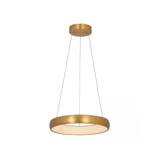 2046 PENDANT LIGHT 32W 3000K, ALUMINUM & ACRYLIC BRASH ANTIQUE GOLD FOR INDOOR USE Zambelis Lights