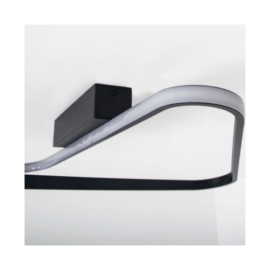 2064 CEILING LIGHT 45W 3000K ALUMINUM&SILICON SANDY BLACK SHADE Zambelis Lights