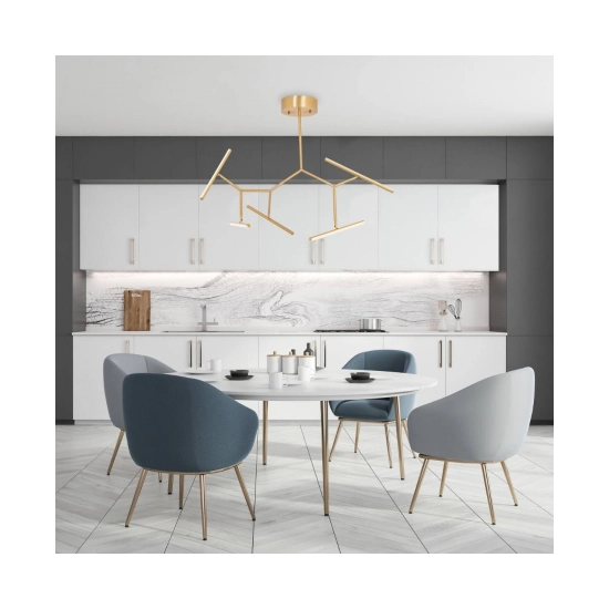 2071 CEILING LIGHT 49W 3000K ALUMINUM & SILICON GOLD MATT Zambelis Lights