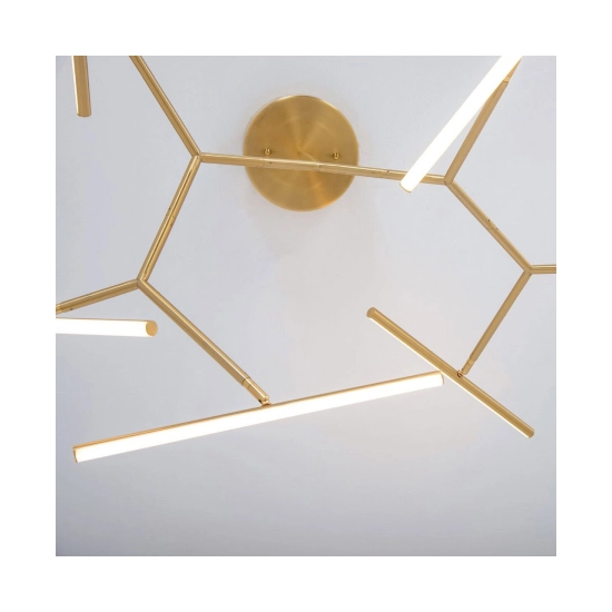 2073 CEILING LIGHT 69W 3000K ALUMINUM & SILICON GOLD MATT Zambelis Lights