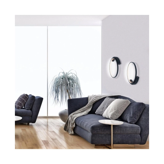 2076 CEILING LIGHT 39W ALUMINUM & SILICON, SANDY BLACK SHADE 3000K Zambelis Lights