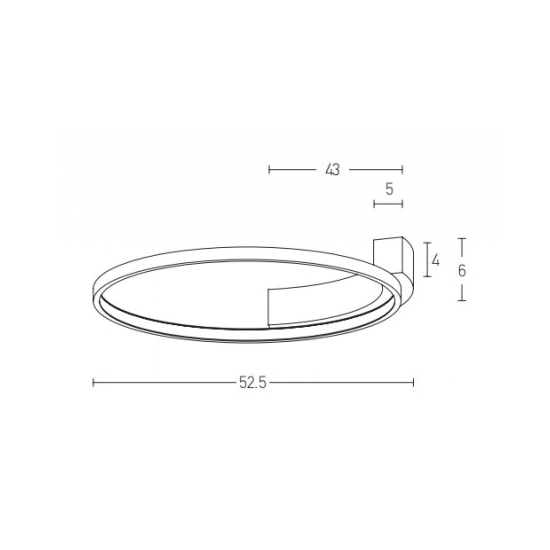 2077 CEILING LIGHT 39W 3000K ALUMINUM&SILICON SANDY WHITE Zambelis Lights