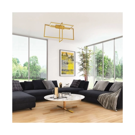 2080 LED 60W 3000K GOLD SHADE ALUMINIUM Zambelis Lights