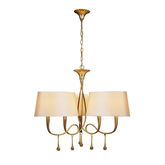 Lampa wisząca Mantra Paola Gold 3540MA - zdjęcie produktu