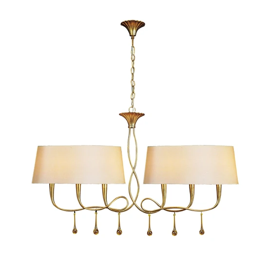Lampa wisząca Mantra Paola Gold 3541MA - zdjęcie produktu