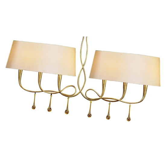 Lampa wisząca Mantra Paola Gold 3541MA - zdjęcie dodatkowe 2