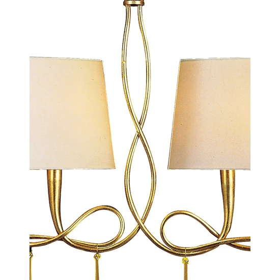 Lampa wisząca Mantra Paola Gold 3541MA - zdjęcie dodatkowe 3