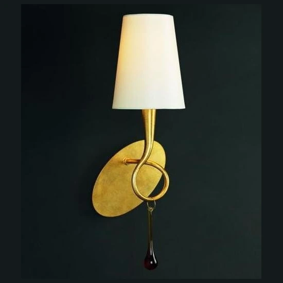 Lampa ścienna Mantra Paola Gold 3548MA - zdjęcie produktu