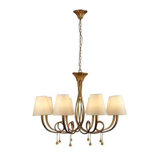 Lampa wisząca Mantra Paola Gold 6205MA - zdjęcie produktu