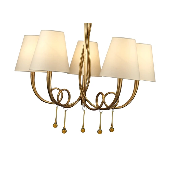 Lampa wisząca Mantra Paola Gold 6206MA - zdjęcie dodatkowe 1