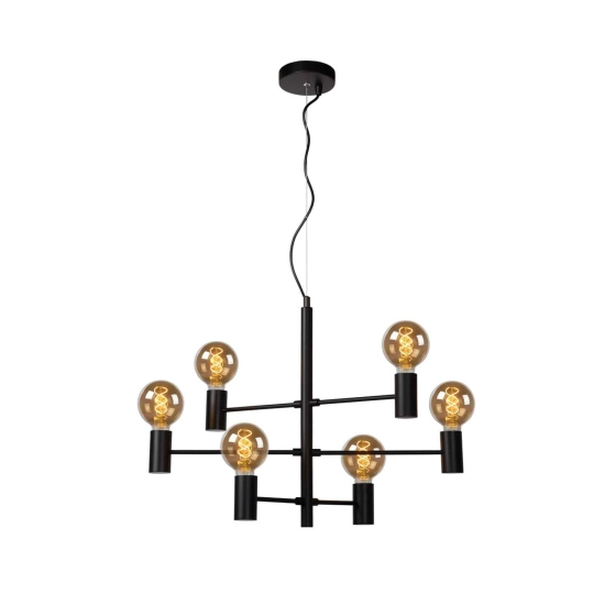 Lampa wisząca LEANNE 6xE27 czarny 21421/06/30 Lucide - zdjęcie produktu