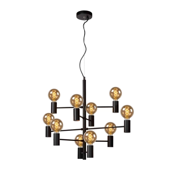 Lampa wisząca LEANNE 10xE27 czarny 21421/10/30 Lucide - zdjęcie produktu
