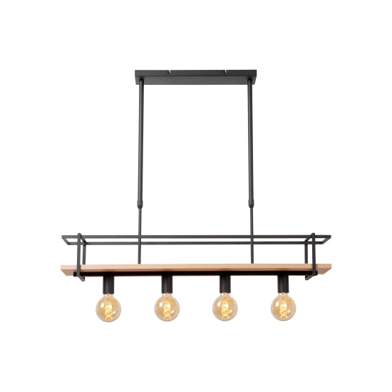 MILONGA Lampa wisząca 4xE27 czarny 21432/04/30 Lucide - zdjęcie produktu