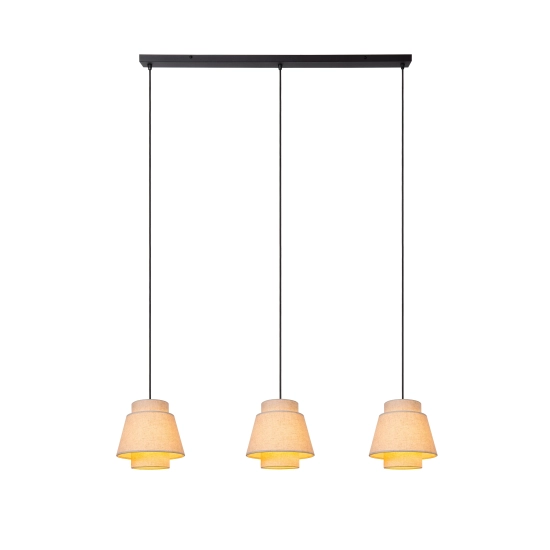 TRIBUTE Lampa wisząca 3xE27 beżowy 21435/03/38 Lucide - zdjęcie produktu