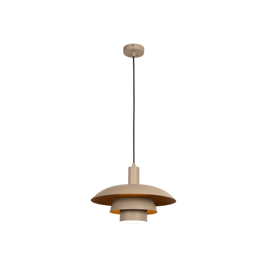 BRUNO Lampa wisząca – Taupe – Ø38 – 1xE27 – 40W – Metal 21444/38/41 Lucide - zdjęcie produktu