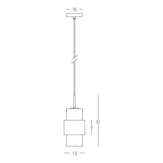 22001 PENDANT LIGHT E27 MAX 40W GOLD MATT CHROME CLASS Zambelis Lights