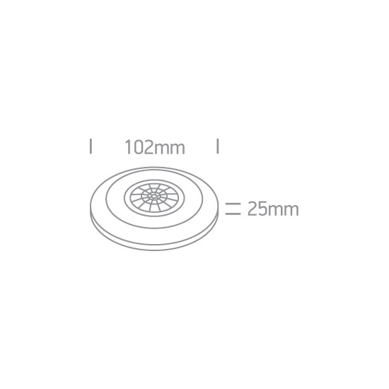 CZUJNIK RUCHU SUFITOWY IR 300W 230V 22004 ONE LIGHT