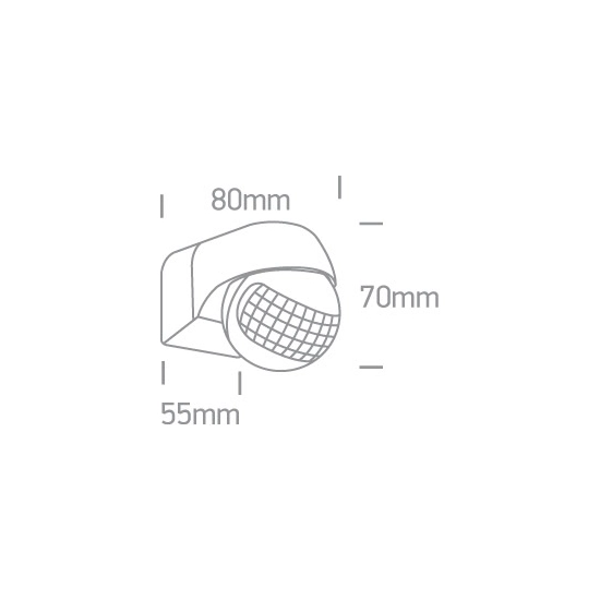 CZUJNIK RUCHU IR 400W 230V IP44 22006 ONE LIGHT
