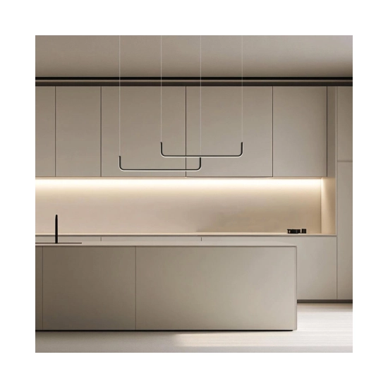 22010 PENDANT LED LIGHT 40W 3000K ALUMINIUM-SILICONE BLACK MATT Zambelis Lights