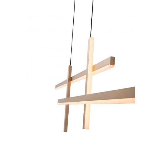 22022 PENDANT LIGHT LED 47W 3000K ALUMINIUM GOLD BLACK FOR INTERIOR SPACES Zambelis Lights