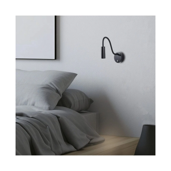 22049 HOTEL WALL LED LAMP 3W 3000K BLΑCK MATT Zambelis Lights