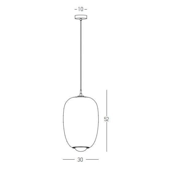 22056 PENDANT LIGHT G9 SMOKE GLASS - GOLD MAT Zambelis Lights