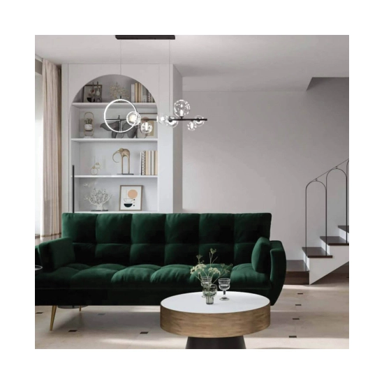 22063 PENDANT LED LIGHT 14W + 7XG9 METAL-GLASS BLACK Zambelis Lights