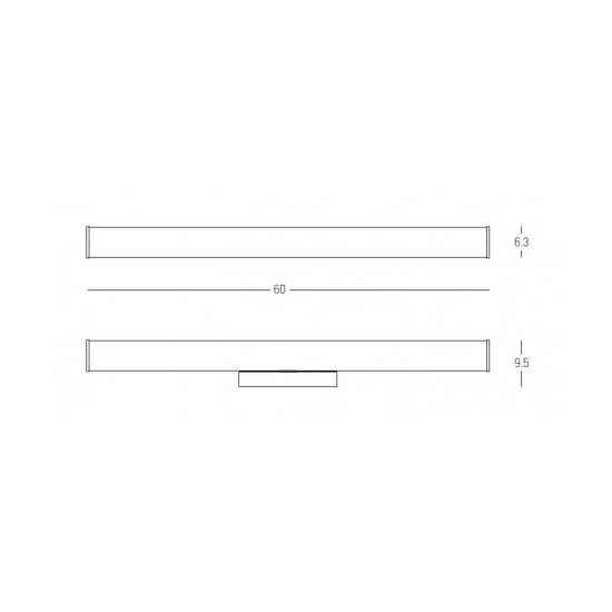 22085 LED WALL LIGHT 15W 3000K ALUMINIUM IP44 Zambelis Lights