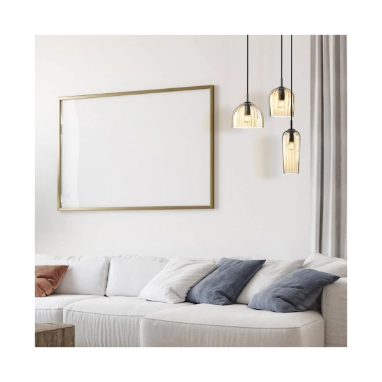 22118 PENDANT LIGHT 1XE14 GLASS CHAMPAGNE Zambelis Lights