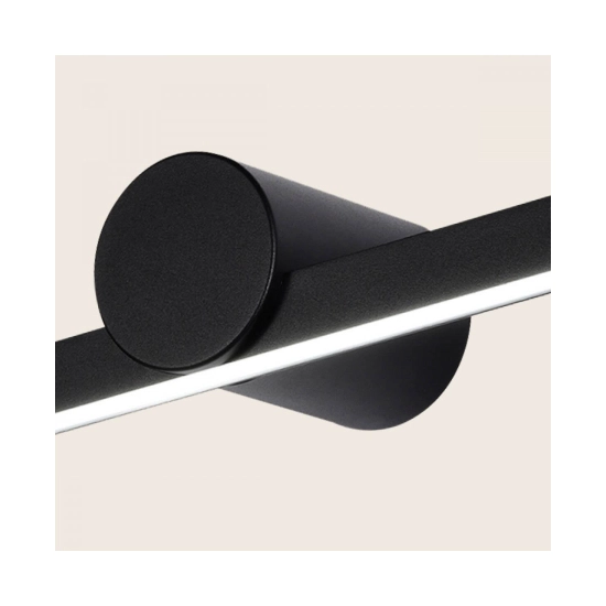 22124 LED WALL LAMP 10W 3000K ALUMINIUM BLACK IP54 - BATHROOM LIGHTS Zambelis Lights