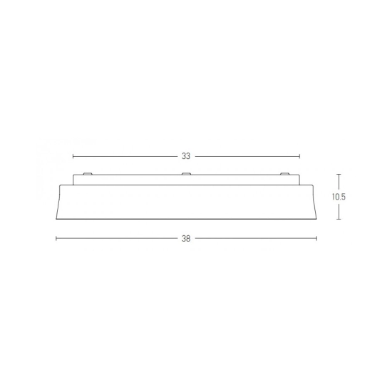 22127 LED CEILING LIGHT 20W 3000K WHITE Zambelis Lights