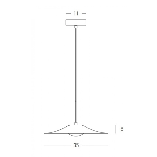 22130 HOTEL PENDANT LED LIGHT 12W 3000K BLACK Zambelis Lights