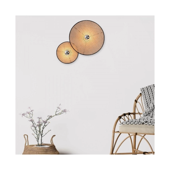 22174 WALL LIGHT BUSH-BLACK 1XE27 Zambelis Lights