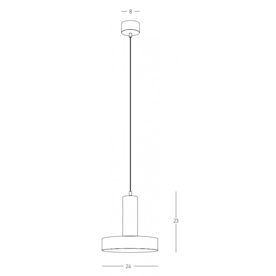22178 PENDANT LIGHT 1XGU10 SANDY BLACK-GOLD Zambelis Lights
