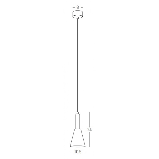 22179 PENDANT LIGHT LED 7W SANDY BLACK Zambelis Lights