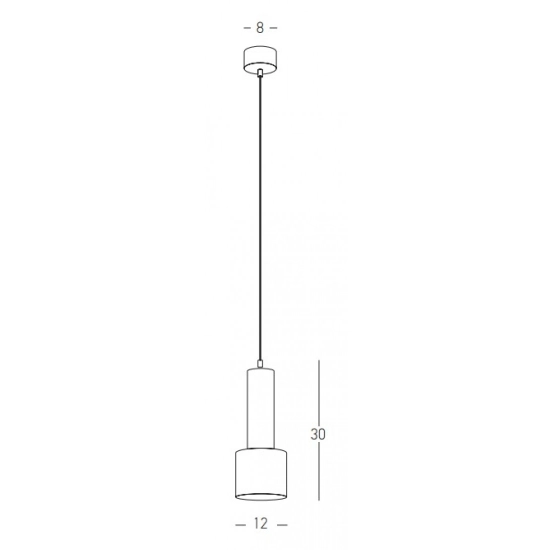 22184 PENDANT LIGHT 1XGU10 SANDY BLACK-GOLD Zambelis Lights
