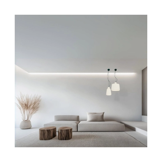22216 PENDANT LAMP 1XE27 WHITE Zambelis Lights