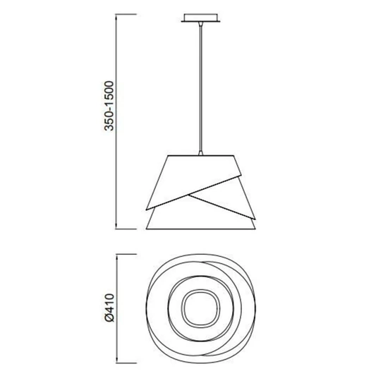 Lampa wisząca Mantra Alboran 5861MA - zdjęcie dodatkowe 1