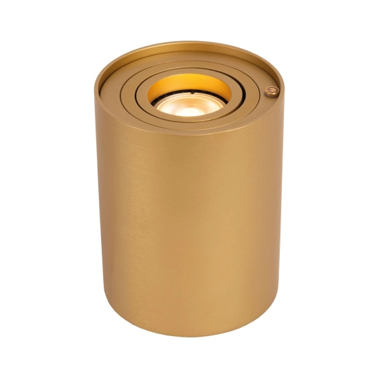 TUBE Lampa stołowa GU10 1x5W 2600K/2800K 3-stopniowe ściemnianie złoty 22552/05/02 Lucide - zdjęcie produktu