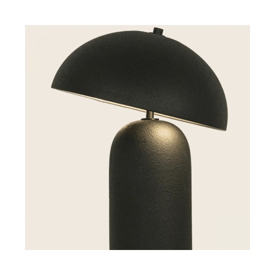 23006 TABLE LIGHT 2XE27 MAX 40W CERAMIC BLACK FOR INTERIOR SPACES Zambelis Lights