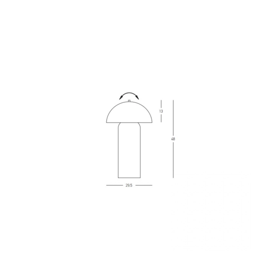 23007 TABLE LIGHT 2XE27 MAX 40W CERAMIC BEIGE Zambelis Lights