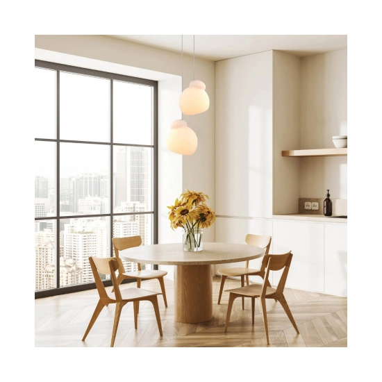 23015 PENDANT LIGHT E27 MAX 40W OPAL GLASS Zambelis Lights