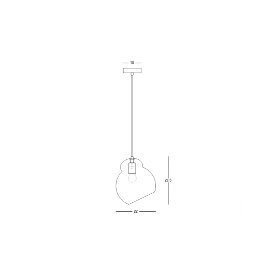 23015 PENDANT LIGHT E27 MAX 40W OPAL GLASS Zambelis Lights
