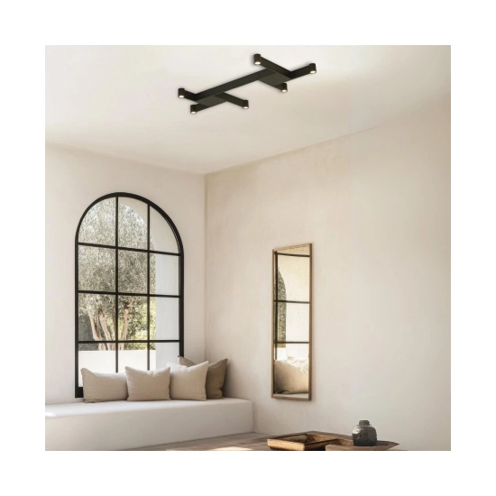 23042 CEILING LED LIGHT 23W 3000K METAL-ALUMINIUM BLACK Zambelis Lights
